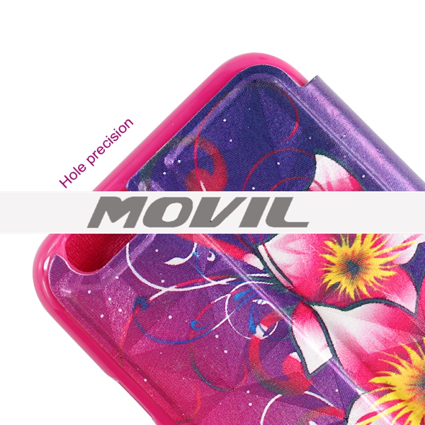 NP-2566 3D Funda de cuero PU para Apple iPhone 6-9